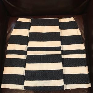 Ann Taylor Loft Navy & Ivory Skirt